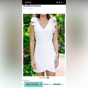 Shop the mint white dress